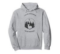 Stoic Philosophy Live in Agreement with Nature Stoic quote Pullover Hoodie