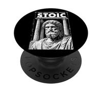Stoic Philosophy Vintage Book Cover Stoicism Philosopher PopSockets Adhesive PopGrip