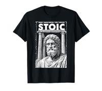 Stoic Philosophy Vintage Book Cover Stoicism Philosopher T-Shirt