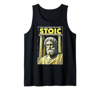 Stoic Philosophy Vintage Book Cover Stoicism Philosopher Tank Top