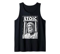 Stoic Philosophy Vintage Book Cover Stoicism Philosopher Tank Top