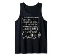 Stoic Quotes Seneca Life is Very Short... Inspirational Tank Top
