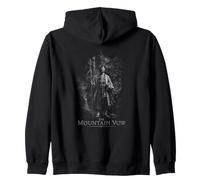 Stoic Samurai Guardian The Japanese Mountain Vow Legend Zip Hoodie