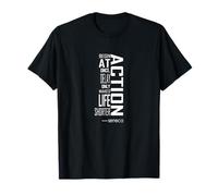 Stoic Seneca Reminder: Action, Begin at Once, Life is Short T-Shirt