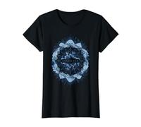 Stoic Stoicism Philosophy Quotes Virtue Wisdom Self-Control Value Graphic T-Shirt, Women, Black, M