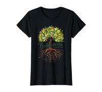 Stoic Stoicism Philosophy Quotes Virtue Wisdom Self-Control Value Graphic T-Shirt, Women, Black, M