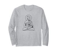 Stoic Stoner Cannabis Zen Yoga Long Sleeve T-Shirt