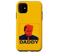 Stoic Trump Pop Art Portrait with “Daddy” Caption Case for iPhone 11