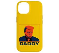 Stoic Trump Pop Art Portrait with “Daddy” Caption Case for iPhone 14