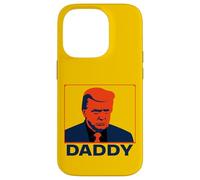 Stoic Trump Pop Art Portrait with “Daddy” Caption Case for iPhone 14 Pro