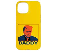 Stoic Trump Pop Art Portrait with “Daddy” Caption Case for iPhone 15