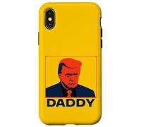 Stoic Trump Pop Art Portrait with “Daddy” Caption Case for iPhone X/XS
