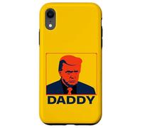 Stoic Trump Pop Art Portrait with “Daddy” Caption Case for iPhone XR