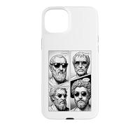 Stoic Virtues Wisdom Temperance Justice Courage Comic Case for iPhone 15 Plus