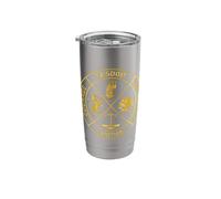 Stoic Virtues Wisdom Temperance Justice Courage Stoicism Stainless Steel Insulated Tumbler