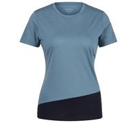 Stoic - Women's Merino155 LaholmSt. Colorblock T-Shirt - Merino shirt size 3XL, blue