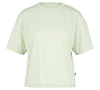 Stoic - Women's QuickDry SkaraSt. Backprint Tee - Sport shirt size S, white/green