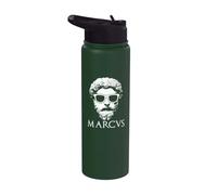 Stoicism Cool Marcus Aurelius Stoic Stainless Steel Insulated Water Bottle