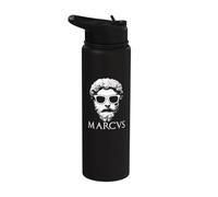 Stoicism Cool Marcus Aurelius Stoic Stainless Steel Insulated Water Bottle