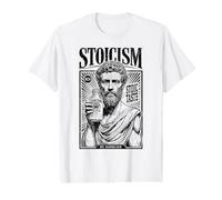 Stoicism Funny Philosophy Marcus Aurelius Vintage Stoic Ad Value Graphic T-Shirt