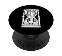 Stoicism Hour Glass Skull Stoic Beliefs Graphic PopSockets Swappable PopGrip