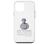 Stoicism - Life Is Short - Marcus Aurelius Stoic Philosophy Case for iPhone 12 mini