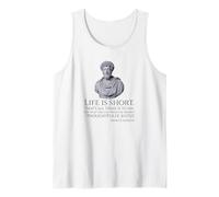 Stoicism - Life is Short - Marcus Aurelius Stoic Philosophy Tank Top