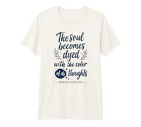Stoicism Mindset Quote Marcus Aurelius Positive Thoughts Premium T-Shirt