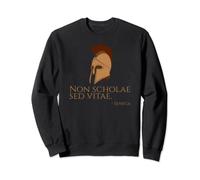 Stoicism - Non Scholae Sed Vitae - Latin Stoic Philosophy Sweatshirt