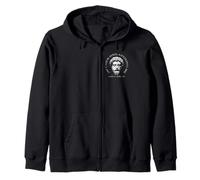 Stoicism Philosopher King Marcus Aurelius Zip Hoodie