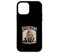 Stoicism Philosophy Design with Ancient Thinker Illustration Case for iPhone 12 mini