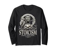 Stoicism Wisdom Discipline Control Stoic Philosophy Long Sleeve T-Shirt