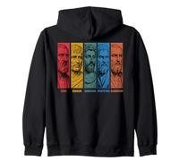 Stoics Marcus Aurelius Seneca Epictetus Zeno Cleanthes Zip Hoodie
