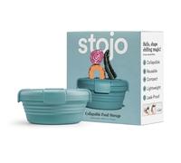 STOJO Collapsible Bowl - Eucalyptus, 36oz - Reusable Silicone Bowl for Hot and Cold Food - Perfect for Travel, Meal Prep, To-Go Lunch, Camping & Hiking - Microwave & Dishwasher Safe