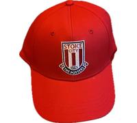 Stoke City FC Red Baseball Cap, Adjustable Strap