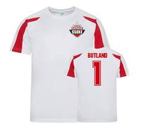 Stoke City Men's Mens Jack Butland Sports Training Jersey in White | Size: Small Stoke City White S