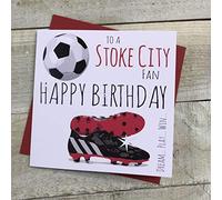 Stoke City Potters FC Football Club Birthday Card - by WHITE COTTON CARDS - 62