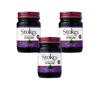Stokes | Blackcurrant Extra Jam 340g | 3 x 340g | Features blackcurrant Extra Jam 340g With over 50% fruit, this jam is laden with real blackcurrants making it full of fresh.