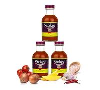 Stokes Habanero Hot Sauce 3PK, Fiery & Fruity Hot Sauce, Perfect for Spicing Up Your Meals, Award Winning Habanero Sauce, Made with Real Habanero Peppers for an Intense Heat