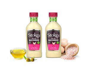 Stokes - Real Mayonnaise in Squeezy Bottle 420g - Pack of 2
