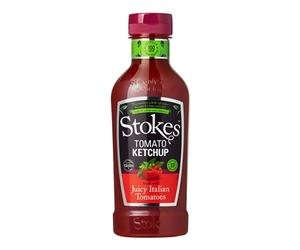Stokes Real Tomato Ketchup SQUEEZY 485g [Pack of 10]