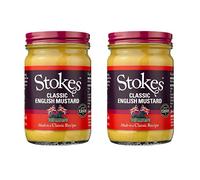 Stokes Sauces - Classic English Mustard 185g (Pack of 2)
