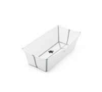 Stokke Flexi Bath XL - Foldable Baby Bath for Newborns up to 21kg - Compact, Portable & Easy to Store - Safe for Home & Travel, White
