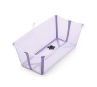 Stokke Flexi Bath, Lavender - 64 x 24 x 34 cm - Foldable Baby Bath for Newborns & Babies - Lightweight, Durable & Easy to Store - Convenient to Use at Home or When Traveling
