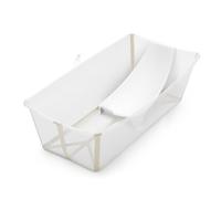 Stokke Flexi Bath X-Large Bath & Flexi Newborn Support Bundle, Sandy Beige