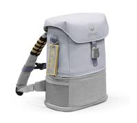 Stokke JetKids BackPack, Arctic Blue - Expandable Design for Kids 2-7 Years Old - Easy-to-Clean, Water Repellent Fabric - Includes Pull-Out Seat Pad, Name Tag & Detachable Captain Stripes