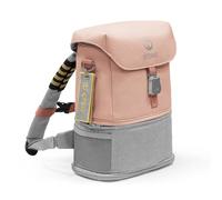 Stokke JetKids BackPack, Coral Pink - Expandable Design for Kids 2-7 Years Old - Easy-to-Clean, Water Repellent Fabric - Includes Pull-Out Seat Pad, Name Tag & Detachable Captain Stripes
