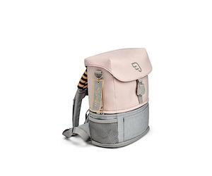 Stokke JetKids Crew BackPack, Pink Lemonade - Expandable Design for Kids 2-7 Years Old - Includes Pull-Out Seat Pad, Name Tag & Detachable Captain Stripes