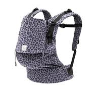 Stokke Limas Flex Carrier - Ergonomic Soft Structured Baby Carrier with Extended Panel Adjustment - Front, Hip & Back Carry from Newborn to Toddler (15kg), Leopard Lilac