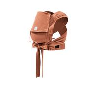 Stokke Limas Premium Ergonomic Compact Baby Carrier, Wrap Style, Terracotta | Inc Soft Baby Carrier with Reinforced Lumbar Support in Organic Cotton, Front, Hip & Back Carry, Newborn to Toddler (15kg)